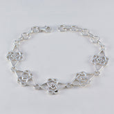 Penelope Featherlight White Bracelet for Everyday Glam